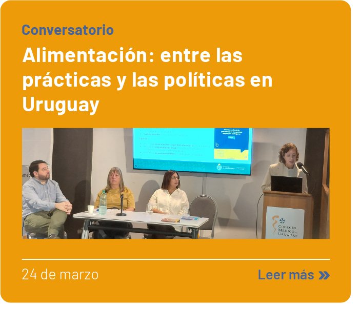 Conversatorio alimentación entre las prácticas y las políticas en Uruguay