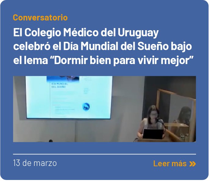 Día Mundial del Sueño - Dormir bien para vivir mejor